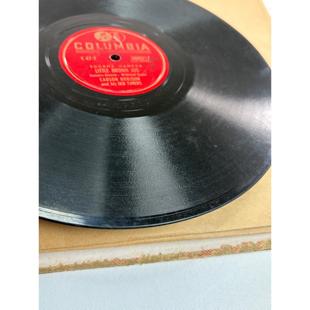 1940s-1950s Columbia Records 78 RPM Shellac Records SQUARE DANCES Carson Robison - Picture 12 of 16